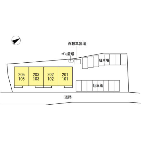 サンロードの区画図