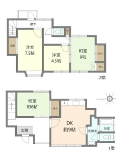 【間取り】 | 貸家 志木市本町１丁目