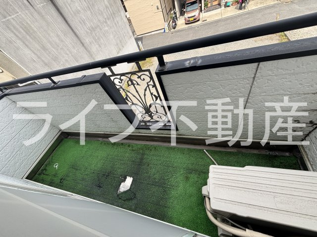 瓢箪山第6マンションのバルコニー|バルコニーがあります