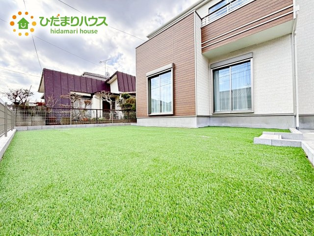 【庭】 | 小美玉市栗又四ケ2432番　新築戸建 | 庭があれば、子どもやペットとより楽しく過ごす時間が増えて暮らしが豊かになります。