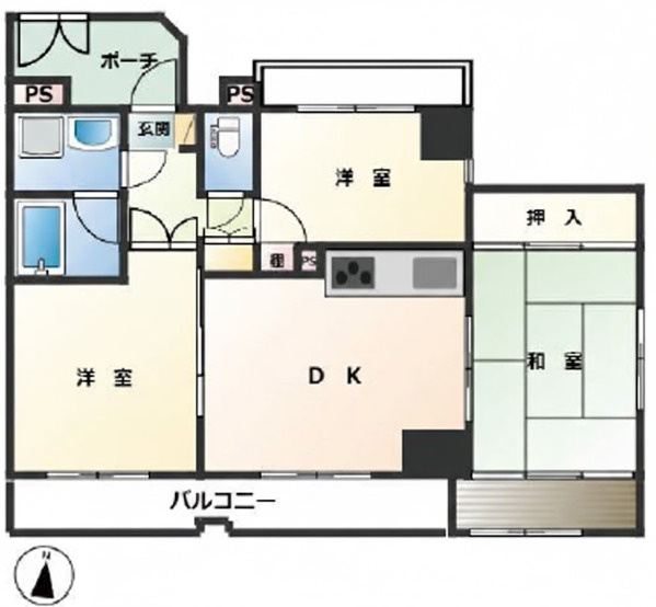 ライオンズマンション大宮大和田第2の玄関|落ち着いた木目調の下足入を新設した、清潔感溢れる玄関。全室クロス張替え済みで、照明に映える白壁が明るい空間を演出します。ポーチ付の角部屋につき、独立性が高くプライバシーも安心です。