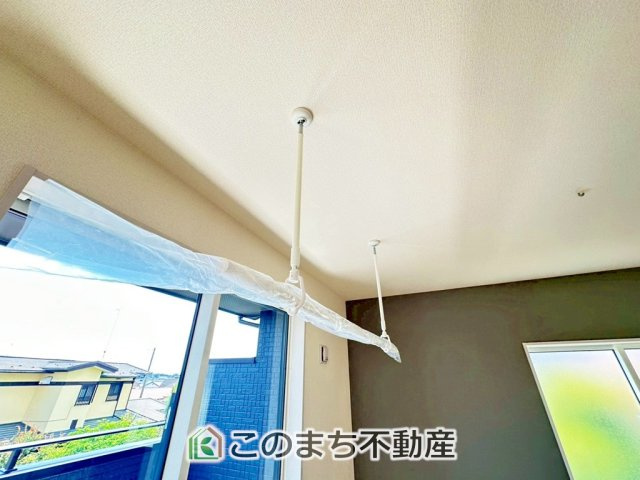 ブルーミングガーデン宇都宮市鶴田町5期の設備|雨でも安心！室内物干しも標準装備です♪
