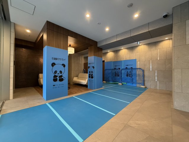 スプランディッド上本町WESTのロビー