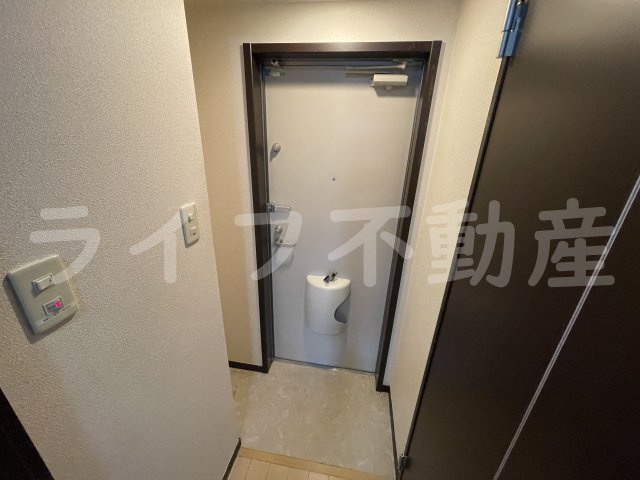 リバーサイド金岡七番館の玄関|ゆったりとした玄関です