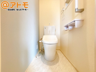 【トイレ】 | 沼津市大塚3期　新築一戸建て　全1棟 | ２つトイレがあるので朝も混みあわずに使うことができます！