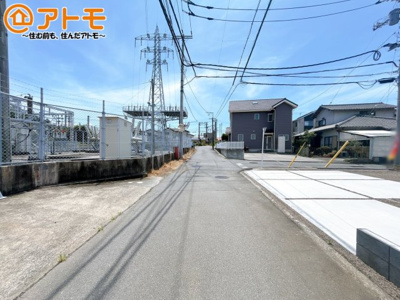 【前面道路含む現地写真】 | 沼津市大塚3期　新築一戸建て　全1棟