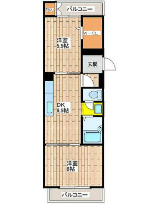 メロディーハイムの間取り