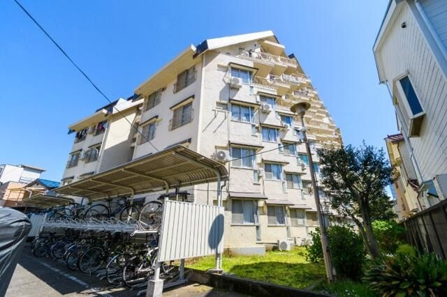 柏木ハイツのバルコニー