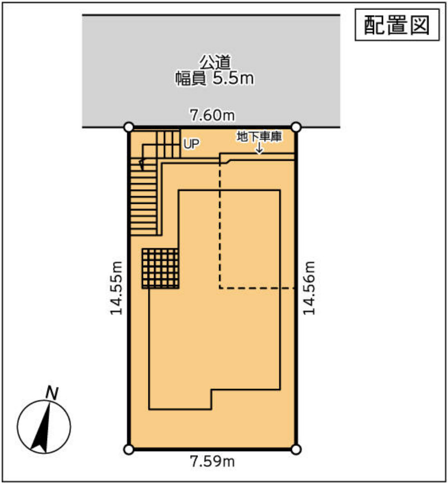 横浜市青葉区桂台2丁目 中古戸建て【仲介手数料無料】の区画図