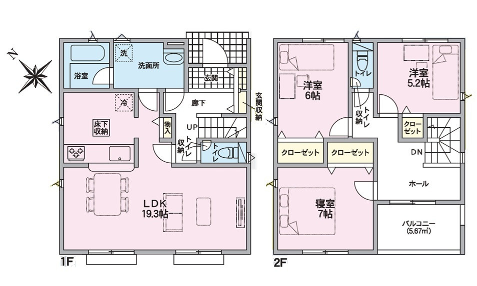 広島市安佐北区亀山８丁目の間取り|№1