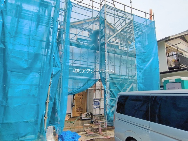所沢市中新井4丁目・全2棟　新築一戸建　B号棟　～南道路～の外観|現地写真（2026年1月21日撮影）
