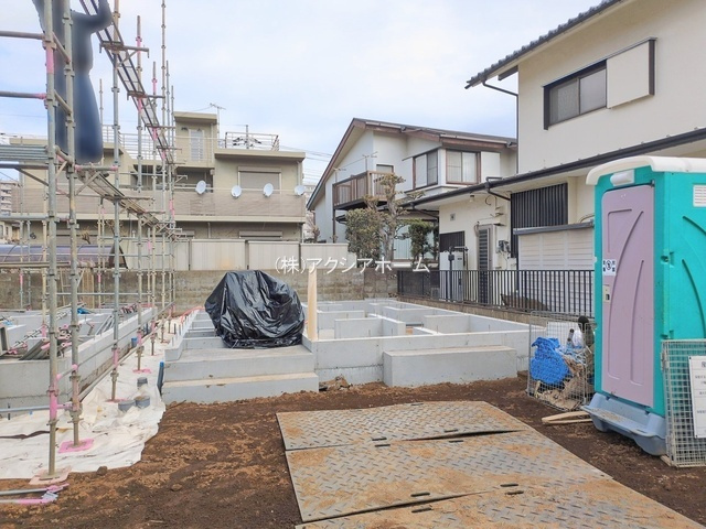 所沢市中新井4丁目・全2棟　新築一戸建　B号棟　～南道路～の外観|現地写真（2026年1月21日撮影）