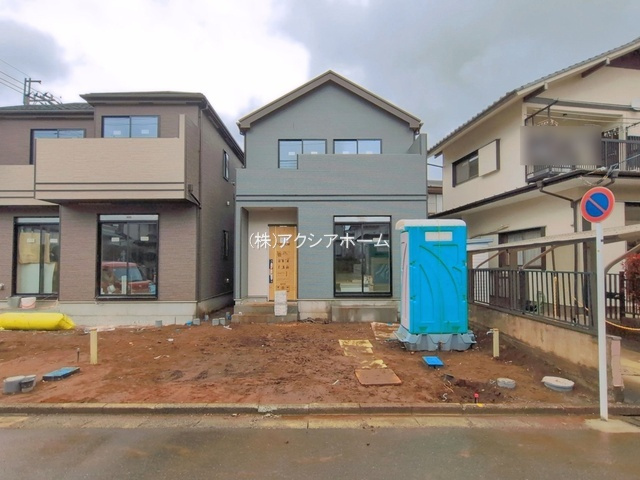 所沢市中新井4丁目・全2棟　新築一戸建　B号棟　～南道路～の前面道路含む現地写真|現地写真（2026年2月13日撮影）