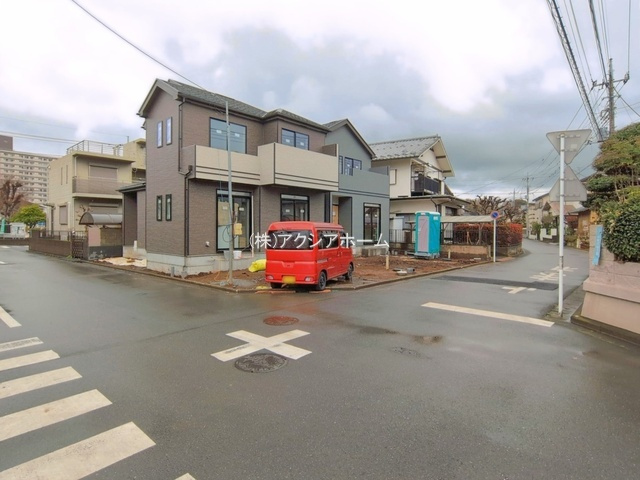 所沢市中新井4丁目・全2棟　新築一戸建　B号棟　～南道路～の外観|現地写真（2026年1月21日撮影）