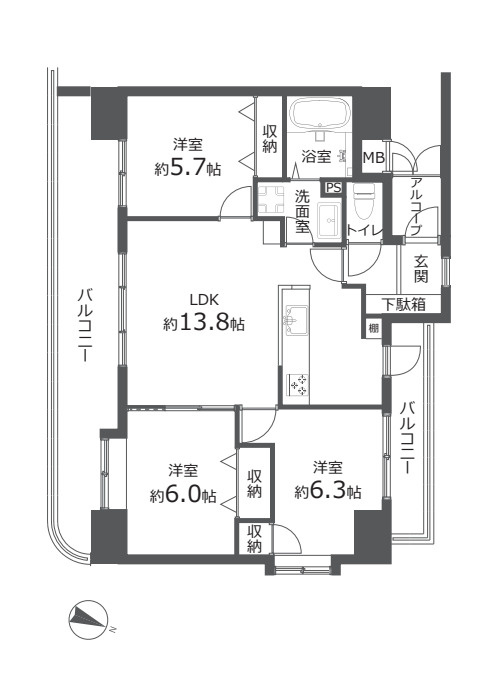 ローヤルシティ大宮吉敷町