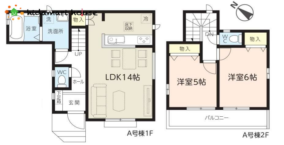 上尾市上第19　新築戸建　ハートフルタウンＡ