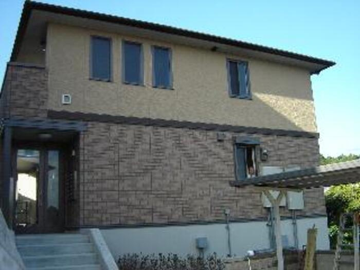 ガーデンコート車D棟の外観