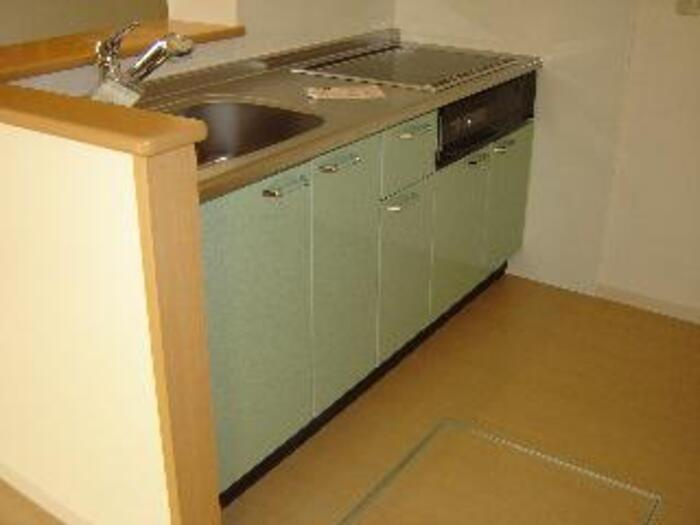 ガーデンコート車D棟のキッチン