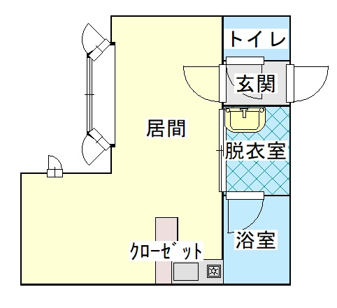 エルム医大前 A棟の間取り