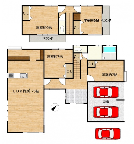 新潟市西区寺尾朝日通