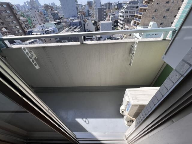 グレース早稲田のバルコニー