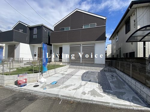 【外観】 | 【仲介手数料０円】茅ヶ崎市柳島2期　新築一戸建て　1号棟　全2棟 | 2号棟　茅ヶ崎市柳島2期　新築一戸建て　全2棟