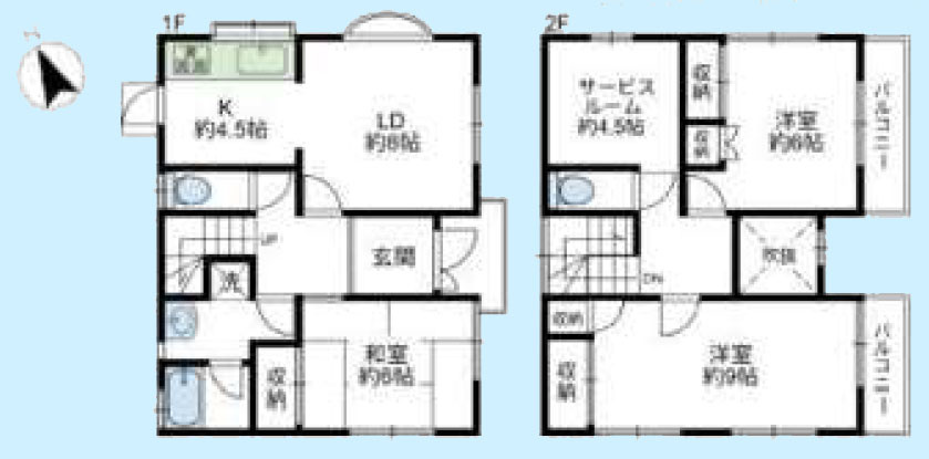 大田区南馬込3丁目の間取り