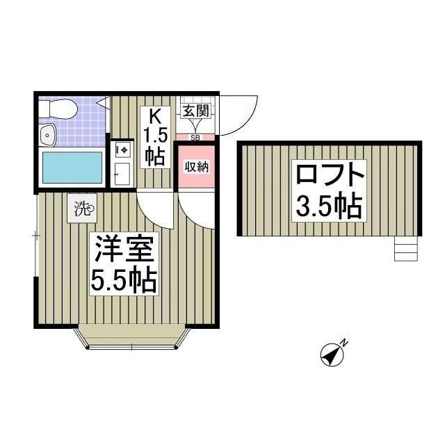 ブラウン第3の間取り