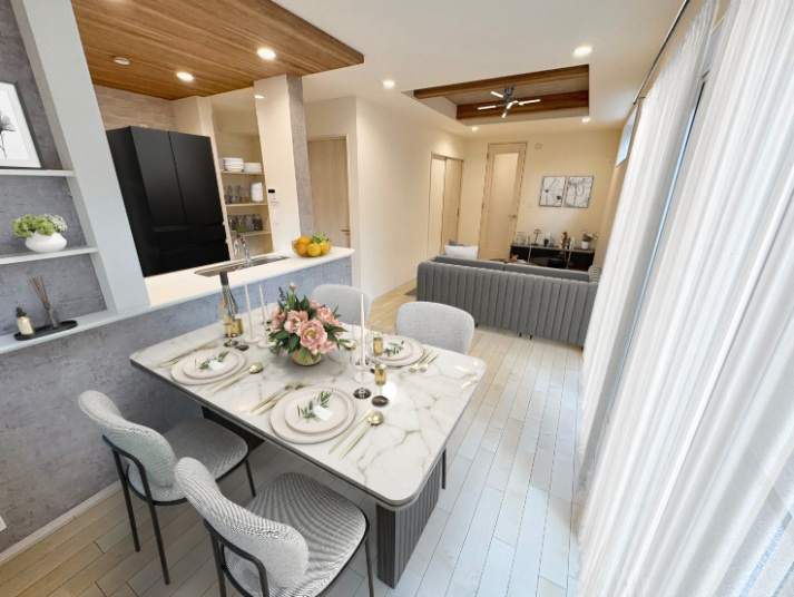 神戸市西区竹の台1丁目の居間・リビング