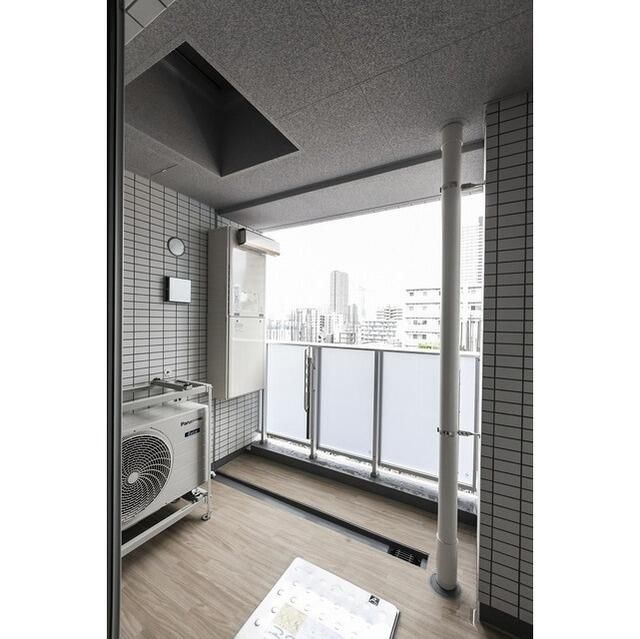 ドゥーエ月島Ⅱのバルコニー