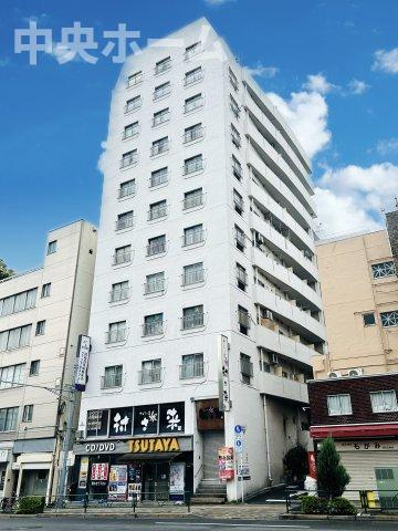 マンション道灌山の外観|外観。山手線・京浜東北線「西日暮里駅」徒歩1分のロケーション。