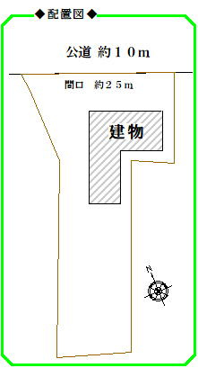 　津市久居井戸山町　店舗＋１ＳＬＤＫの区画図