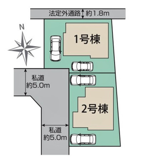 【区画図】 | 小平市回田町　全2棟　2号棟 | 小平市回田町　全2棟　2号棟