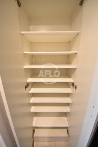 Fortuney北堀江(旧:Dimus北堀江）の収納|Fortuney北堀江(フォーチュニーキタホリエ)　シューズボックス
