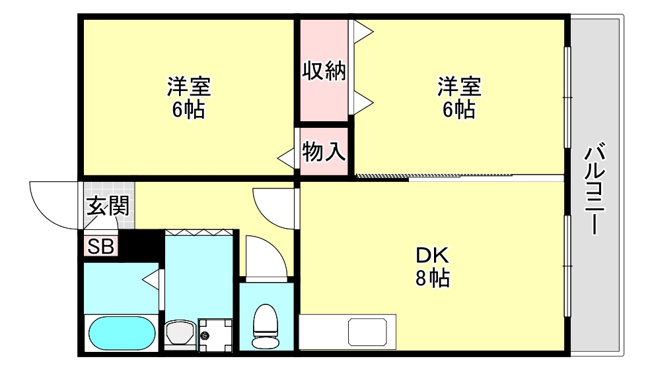 【間取り】 | エスポアール布施