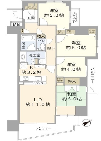 【間取り】の画像