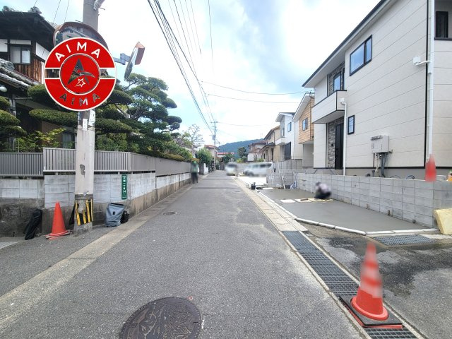 大野城市大城１丁目第2-3棟（1号棟）　の外観|前面道路含む現地の写真です。