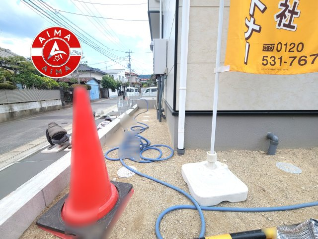大野城市大城１丁目第2-3棟（1号棟）　の外観|お庭で自由な時間を過ごせます。