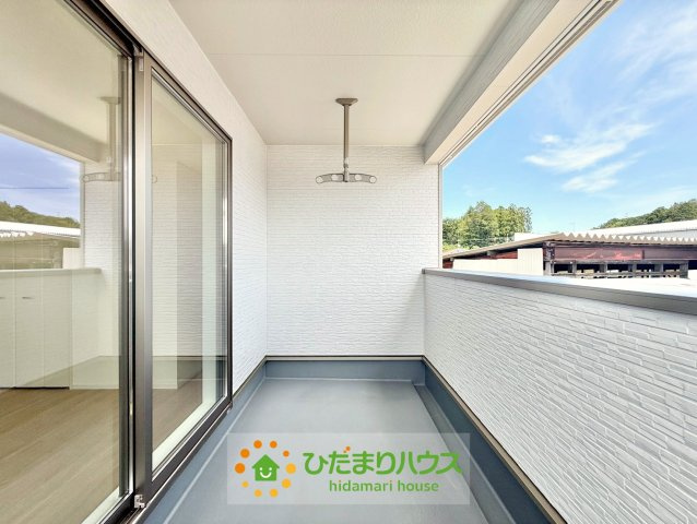 古河市諸川第9　新築一戸建て　03　クレイドルガーデンのバルコニー
