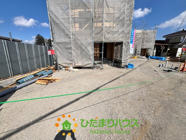 古河市諸川第9　新築一戸建て　01　クレイドルガーデンの前面道路含む現地写真|2026/03/06　撮影
