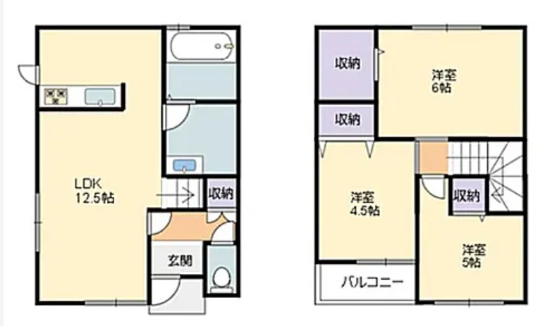 イニジオ・フロンテ北平野南の町の間取り
