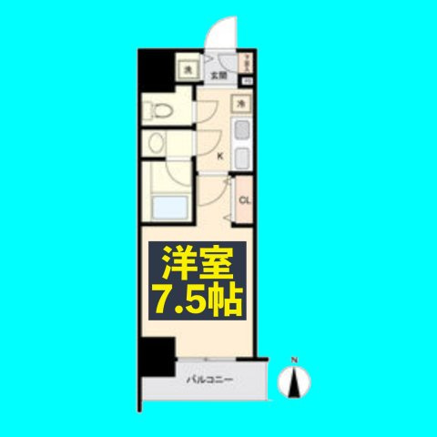 ブランシエスタ東別院の間取り