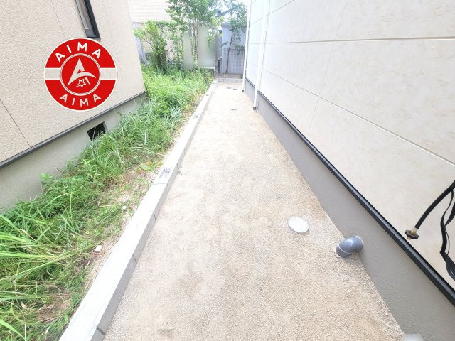 大野城市大城１丁目第2-3棟（3号棟）　の外観|お庭で自由な時間を過ごせます。