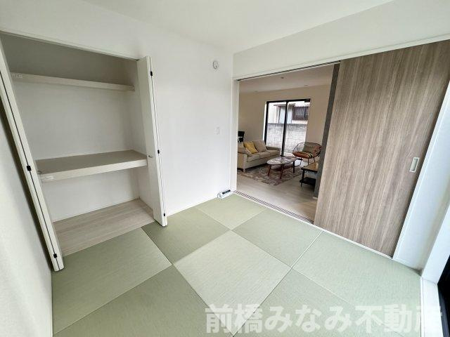 【新築】前橋市南町4丁目4期　限定1棟　グラファーレ　新築建売の和室|落ち着いた雰囲気の和室付きです