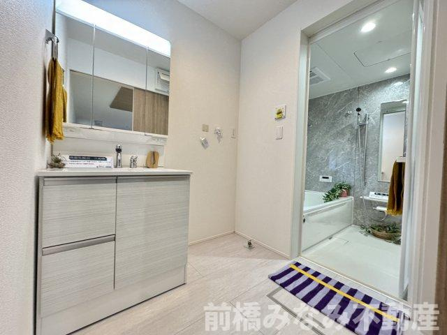 【新築】前橋市南町4丁目4期　限定1棟　グラファーレ　新築建売の独立洗面台|独立洗面台あり、毎朝おしゃれに忙しい女性の方におすすめです