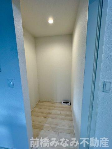 【新築】前橋市南町4丁目4期　限定1棟　グラファーレ　新築建売の収納|大きなスペースがあり、収納には困りません