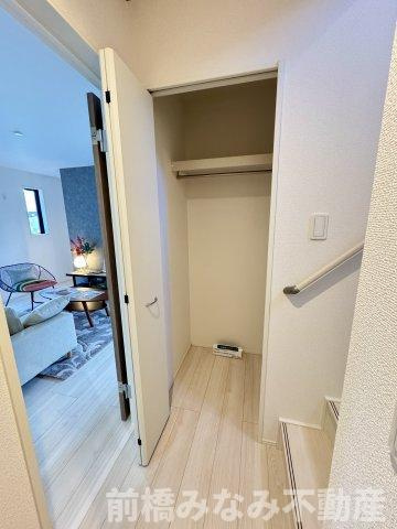 【新築】前橋市南町4丁目4期　限定1棟　グラファーレ　新築建売の収納|たっぷりとした収納スペースです