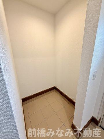 【新築】前橋市北代田町　限定1棟　ハートフルタウン　新築建売の収納|こまごまとしたものを収納できそうですね