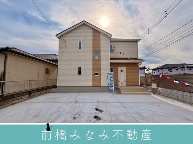 【新築】前橋市北代田町　限定1棟　ハートフルタウン　新築建売の外観|外観は落ち着いています