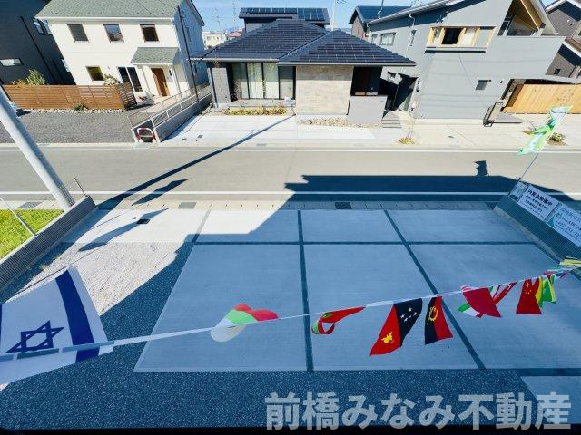 前橋市後家町　２号棟(全３棟)　ブルーミングガーデン　新築建売分譲の駐車場